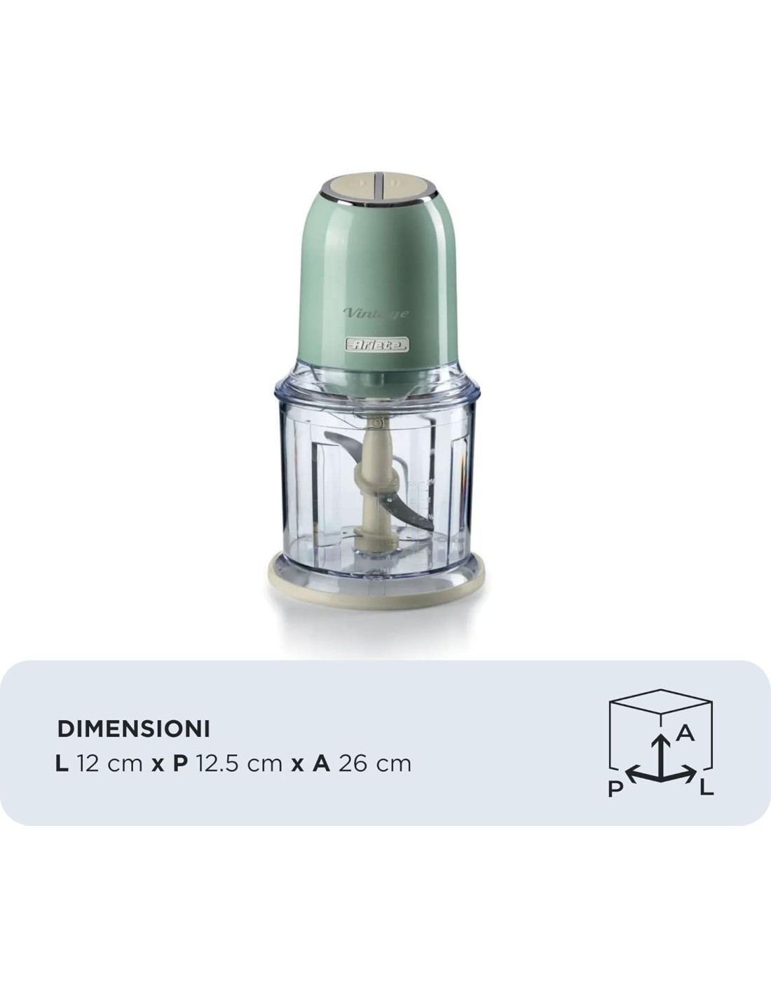 TRITATUTTO 043804AR0 VERDE 400W 600ML su TreG Ingrosso