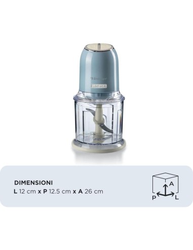 TRITATUTTO 043805ARO AZZURRO 400W 600ML su TreG Ingrosso