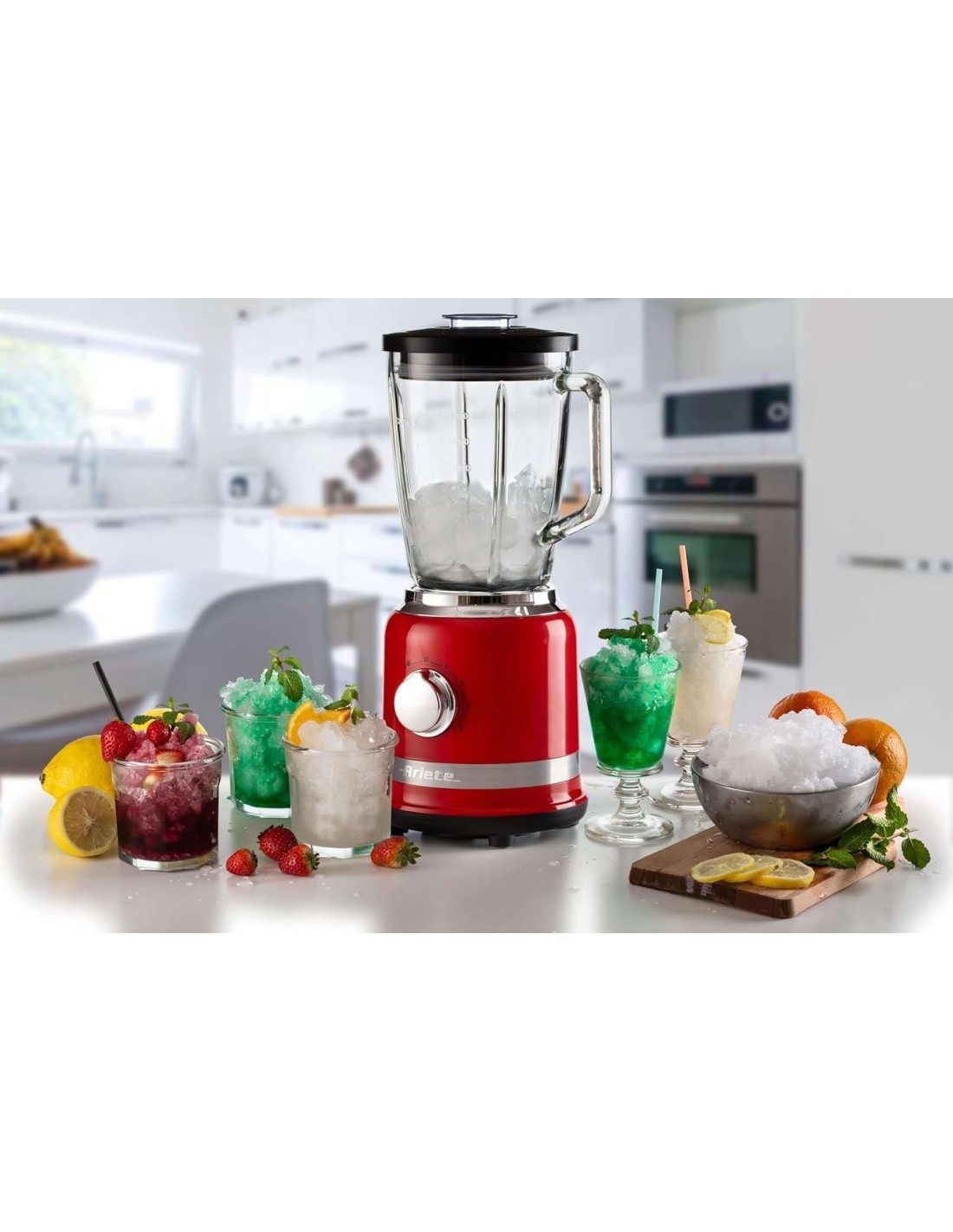 FRULLATORE 585 ROSSO 1000W 1,5LT VETRO GRADUATO su TreG Ingrosso