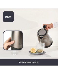 BLACK+DECKER BXKE2201E – Bollitore Elettrico Inox 2200 W, 1,7 L