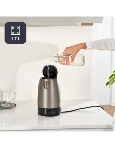 BLACK+DECKER BXKE2201E – Bollitore Elettrico Inox 2200 W, 1,7 L