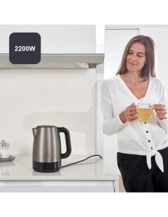 BLACK+DECKER BXKE2201E – Bollitore Elettrico Inox 2200 W, 1,7 L