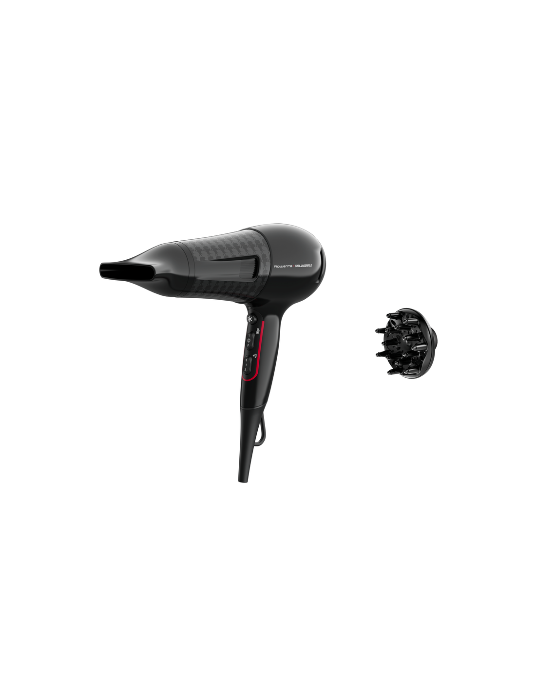 Rowenta Powerline CV591LF0 Asciugacapelli 2300 W – Nero, Boost di Ioni e Thermo Control