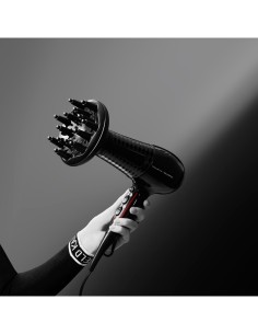 Rowenta Powerline CV591LF0 Asciugacapelli 2300 W – Nero, Boost di Ioni e Thermo Control