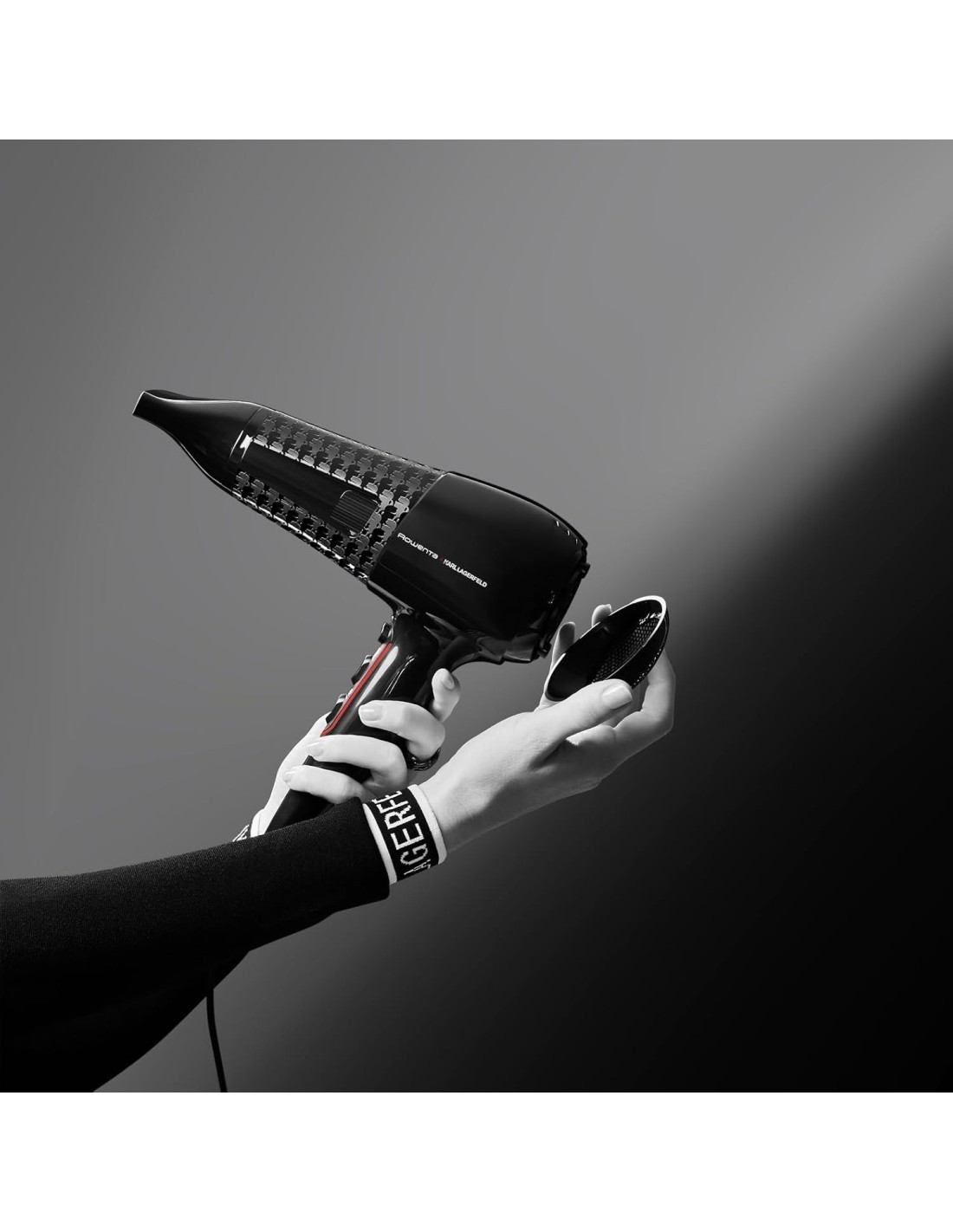 Rowenta Powerline CV591LF0 Asciugacapelli 2300 W – Nero, Boost di Ioni e Thermo Control