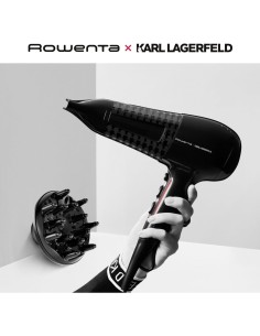 Rowenta Powerline CV591LF0 Asciugacapelli 2300 W – Nero, Boost di Ioni e Thermo Control