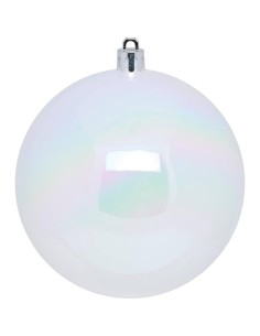 Decorazione set 4 palline di Natale bianche Ø10cm in plastica Svea - La magia di Natale a casa tua 2