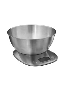 BILANCIA CUCINA 189397 DIGITALE 5KG/1GR CON CIOTOLA INOX