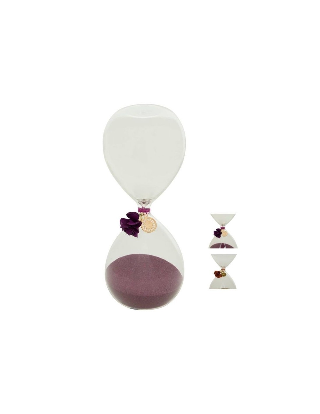 Clessidra in Vetro 20 cm – Decorazione per la Casa – Modello Assortito