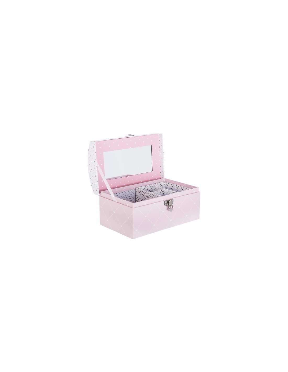 Portagioie con Specchio Demoiselle – Lunghezza 20 cm – Carta Decorata
