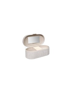 Portagioie Enya in Velluto Beige – Lunghezza 25,5 cm