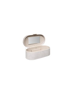Portagioie Enya in Velluto Beige – Lunghezza 25,5 cm