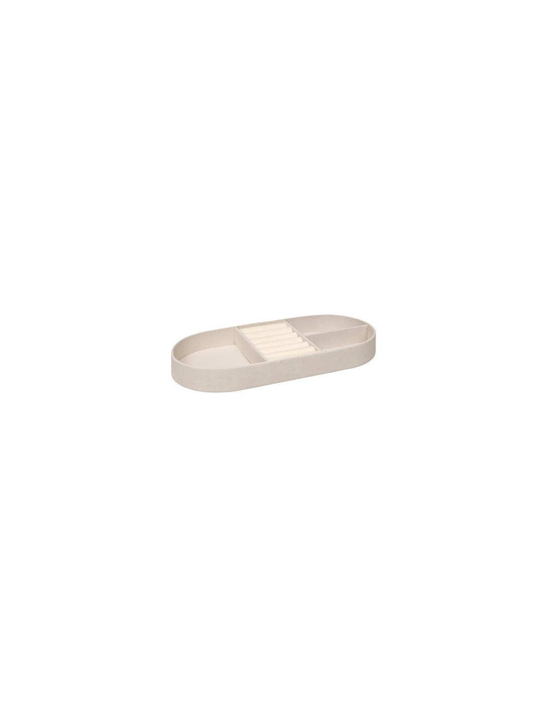 Portagioie Enya in Velluto Beige – Lunghezza 25,5 cm