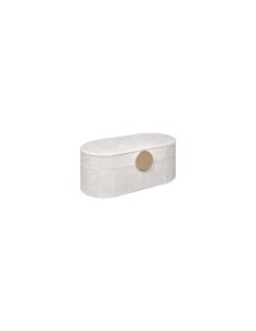 Portagioie Enya in Velluto Beige – Lunghezza 25,5 cm