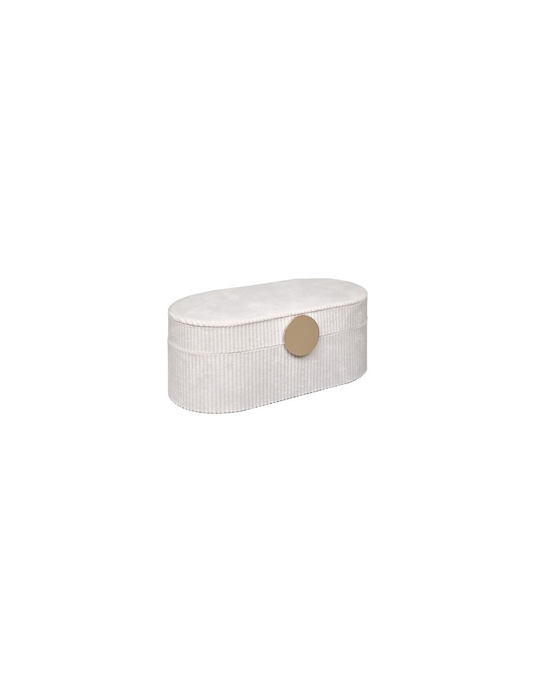 Portagioie Enya in Velluto Beige – Lunghezza 25,5 cm