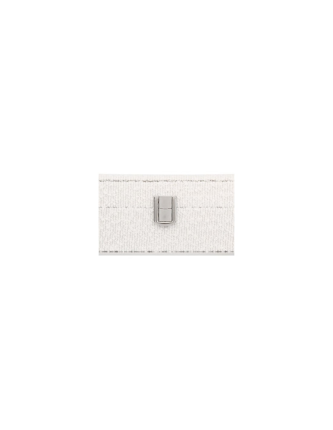 Scatola Portagioie Loe in Bouclé Bianco – 28 x 19 x 7 cm