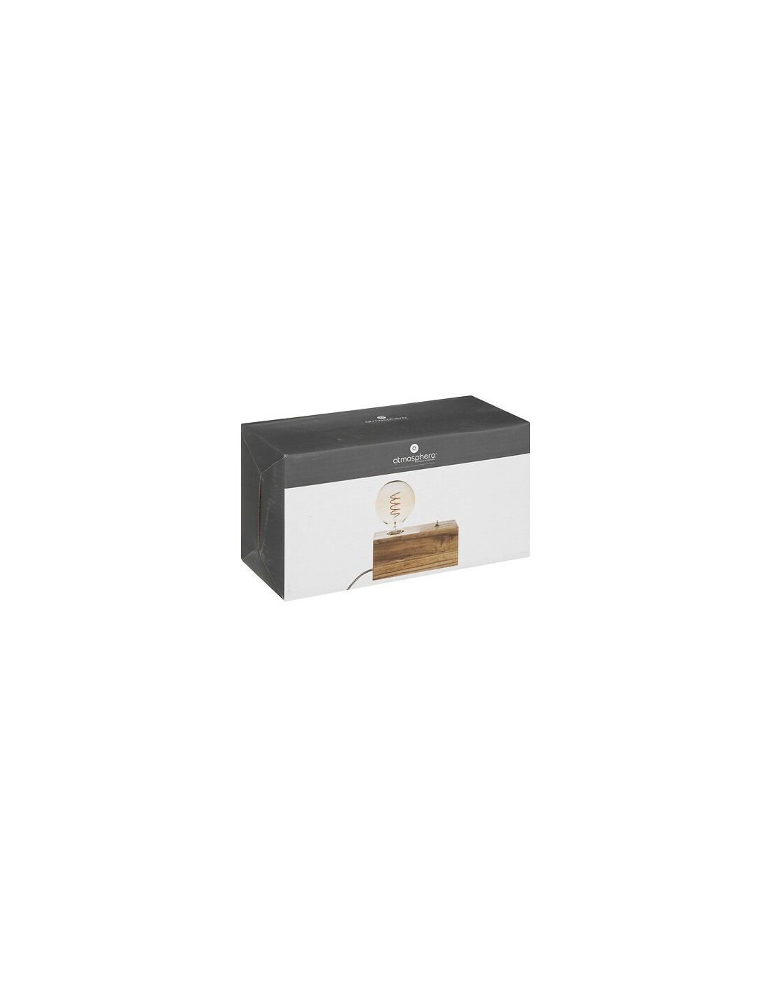 Lampada con Base Tibu Legno Naturale – Altezza 8,8 cm