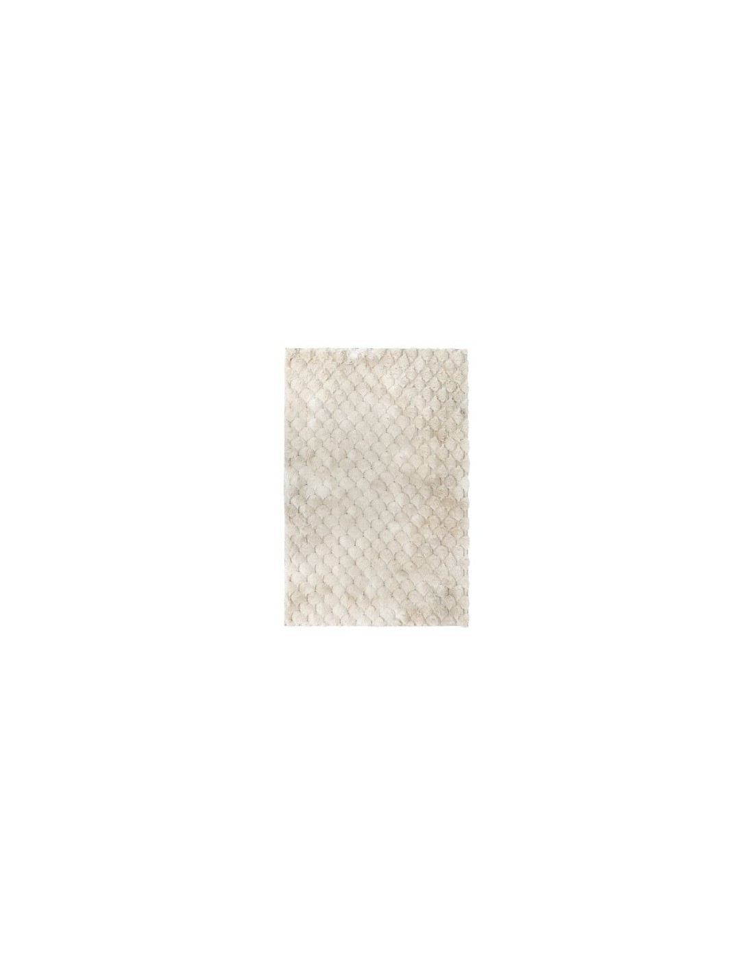 Tappeto Pelliccia Adriel Beige 60 x 90 cm