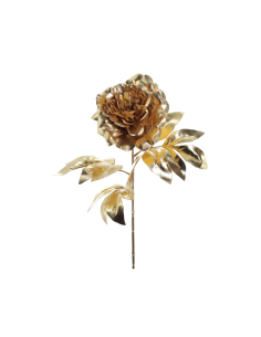 FIORE 8000-42 PEONIA ORO FOGLIE ORO