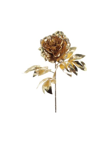 FIORE 8000-42 PEONIA ORO FOGLIE ORO