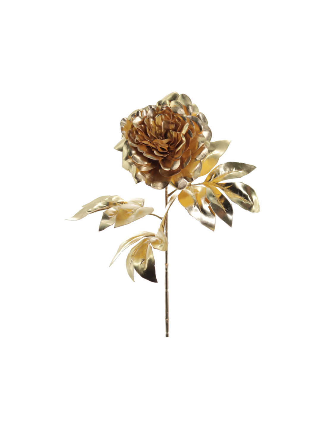 FIORE 8000-42 PEONIA ORO FOGLIE ORO