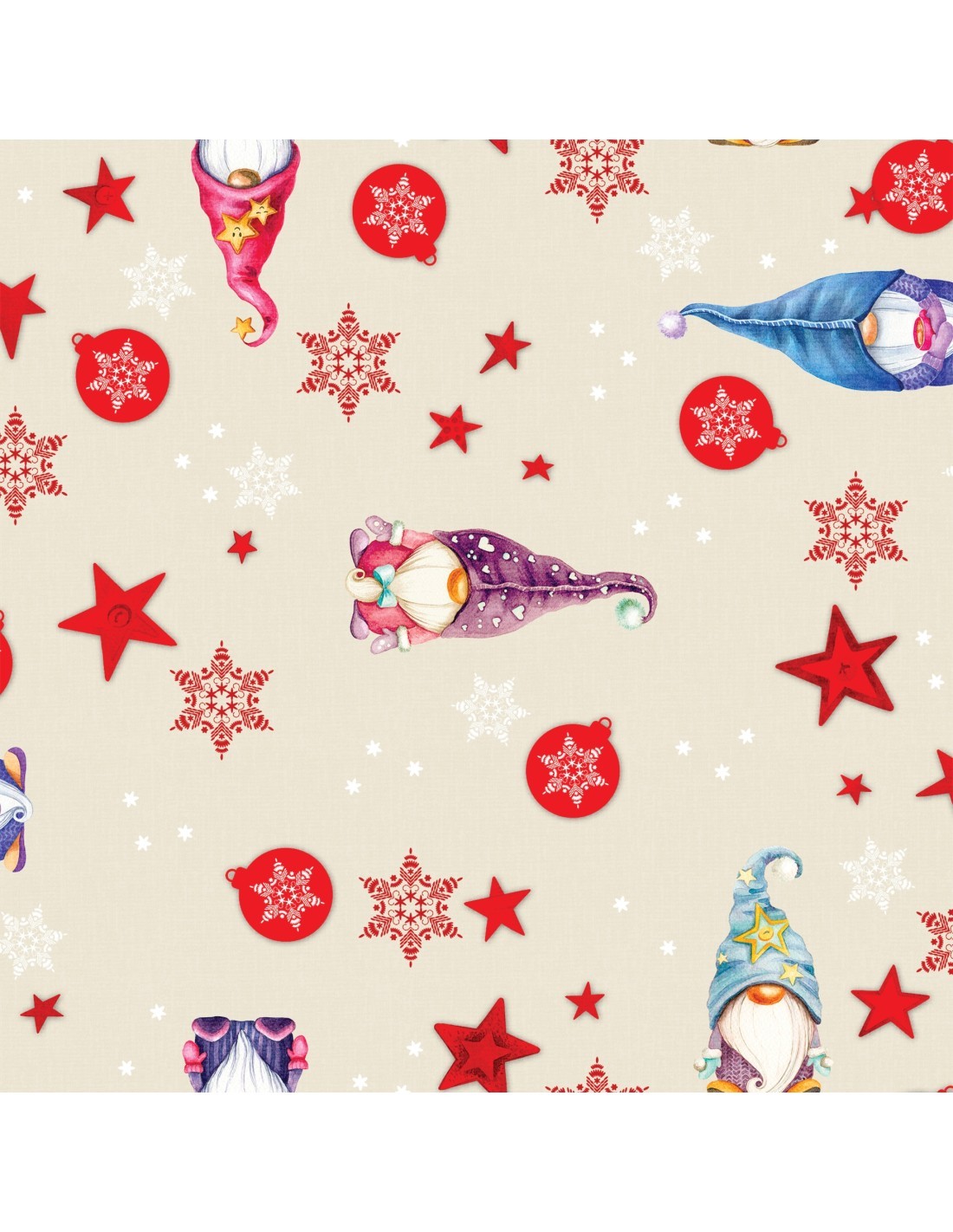 ML TOVAGLIA JOY NATALE 140/25 GNOMOBEIGE