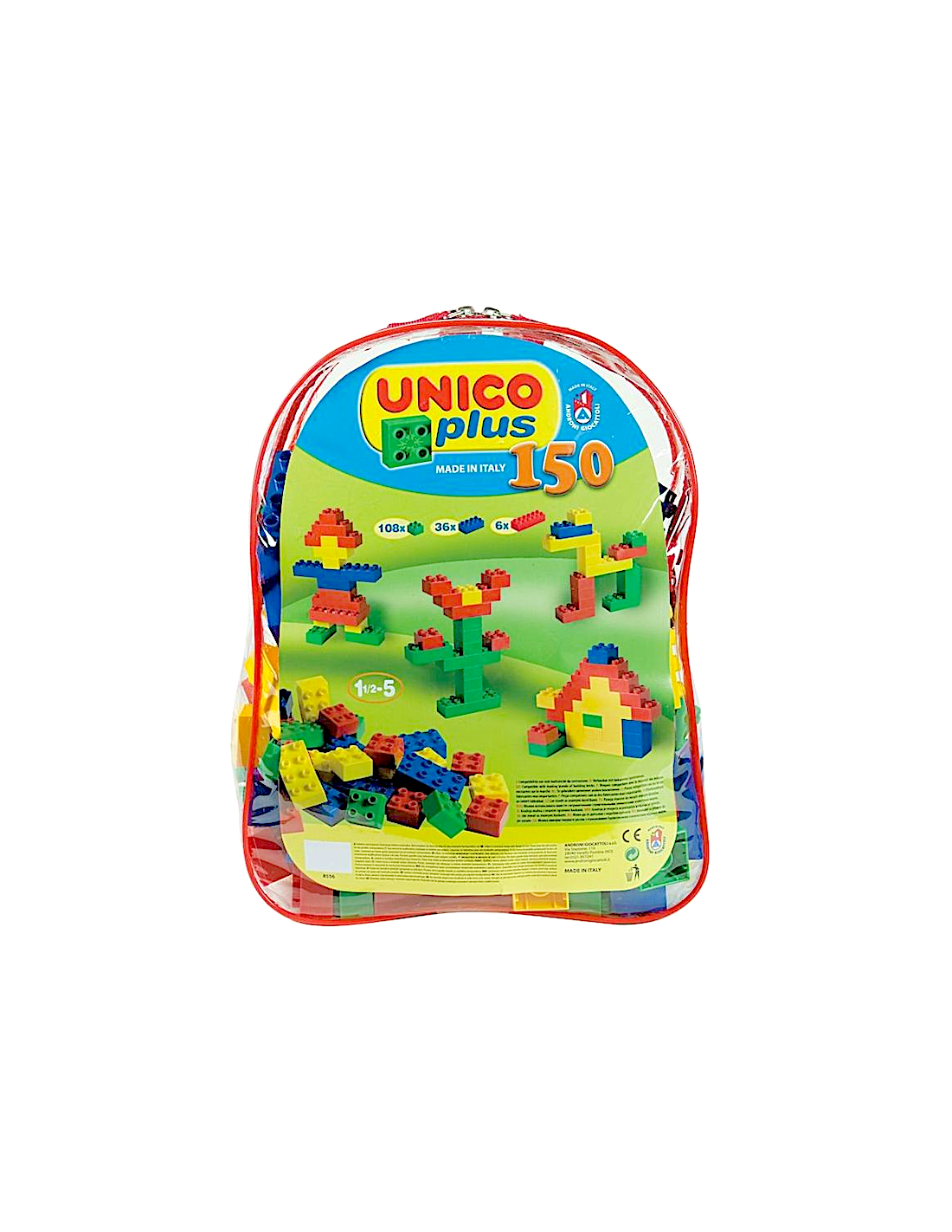 ZAINO MEDIO 8556 COSTRUZIONI 150PZ