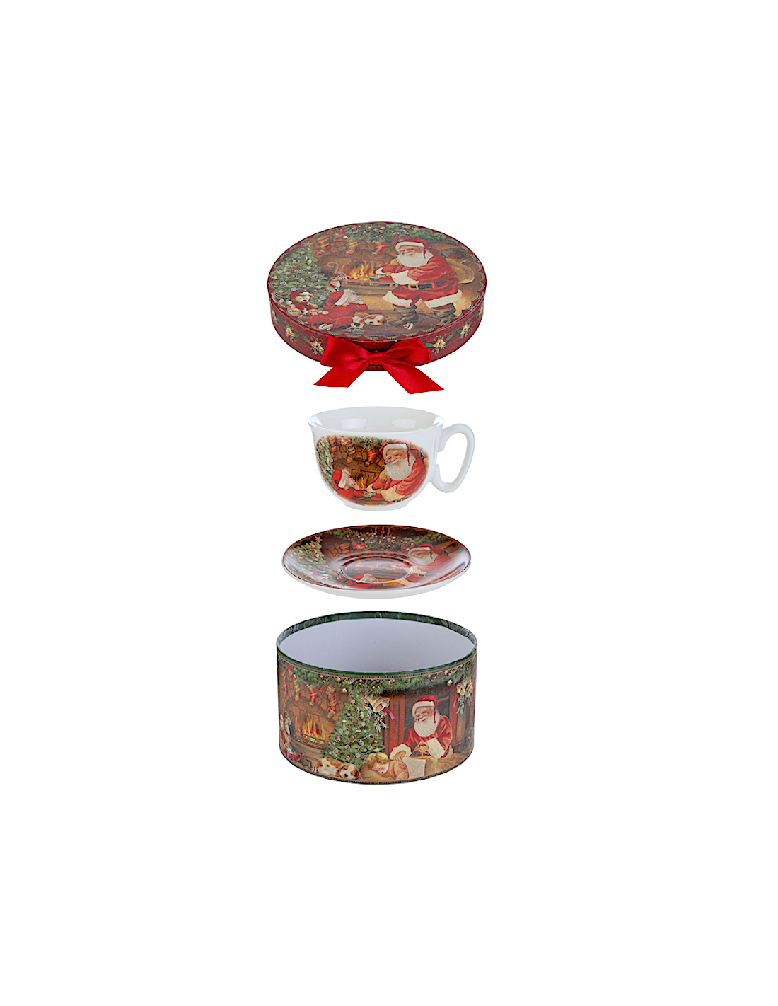 TAZZA NATALIZIA PORCELLANA 16,5X9CM