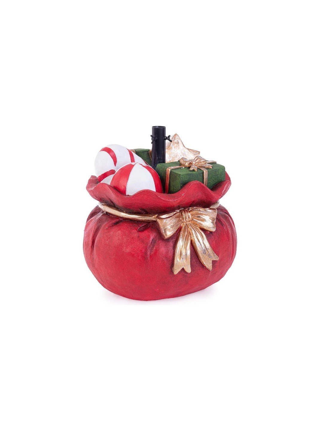 BASE ALBERO 0973635 SACCO REGALI GESSO 44X38CM ROSSO