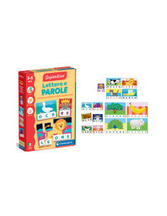 CLEMENTONI SAPIENTINO, LETTERE E PAROLE, GIOCO EDUCATIVO, PUZZLE ALFABETO, BAMBINI 3-5 ANNI