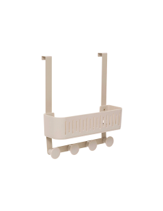 MENSOLA DOCCIA 213346 EASY BATH CON 4 GANCI 30X11X34CM