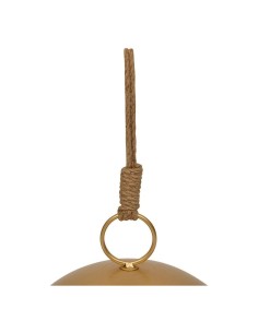 Decorazione pendente campanella di Natale 40x48cm in metallo dorato - La magia di Natale a casa tua 2