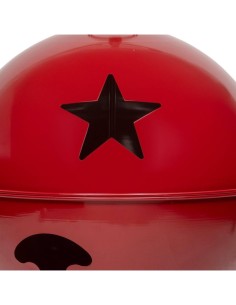 Decorazione pendente campanella di Natale 40x48cm in metallo rosso - La magia di Natale a casa tua 2