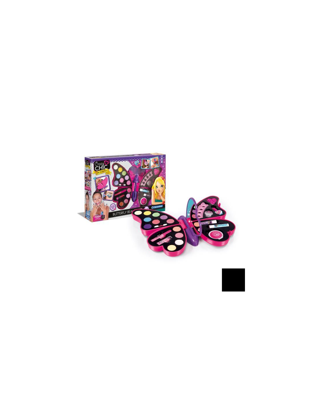 CRAZY CHIC 15994 BUTTERFLY BEAUTY SET CLEMENTONI su TreG Ingrosso