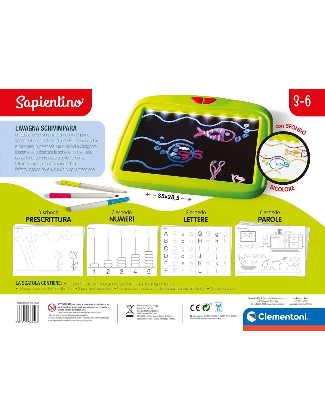 SAPIENTINO 16256 LAVAGNA SCRIVIMPARA su TreG Ingrosso