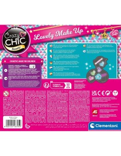 CRAZY CHIC MAKE UP VOLPE CLEMENTONI, COFANETTO TRUCCHI, 14X14X10 CM