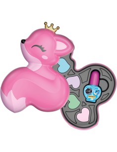 CRAZY CHIC MAKE UP VOLPE CLEMENTONI, COFANETTO TRUCCHI, 14X14X10 CM
