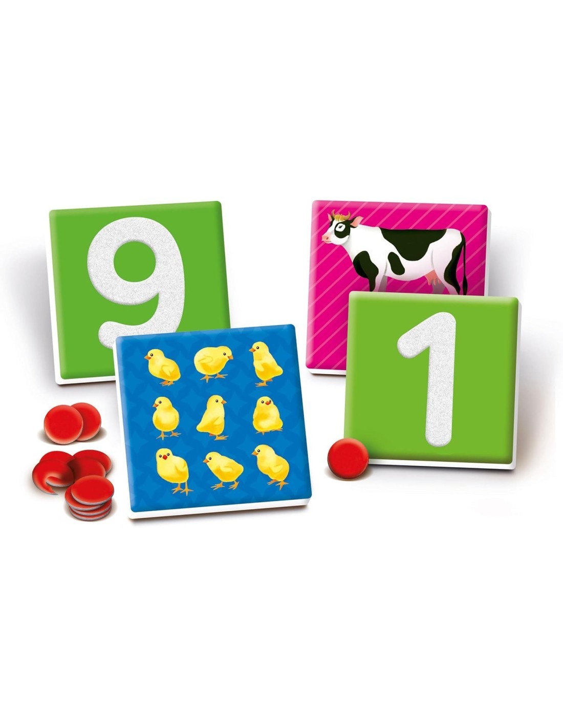 CLEMENTONI SAPIENTINO MONTESSORI NUMERI TATTILI GIOCO EDUCATIVO 3-5 ANNI FLASHCARDS METODO MONTESSORIANO