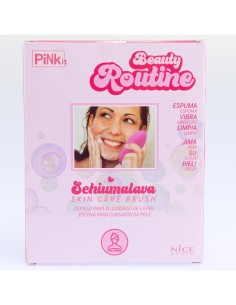 Beauty Routine Schiumalava – Spazzola Viso in Silicone per Pulizia e Massaggio