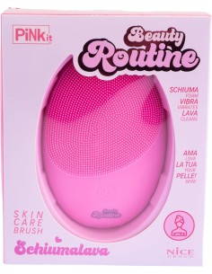 Beauty Routine Schiumalava – Spazzola Viso in Silicone per Pulizia e Massaggio