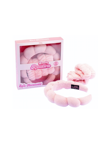 Beauty Routine – SPA Accessori Skincare con Cerchietto e Polsini