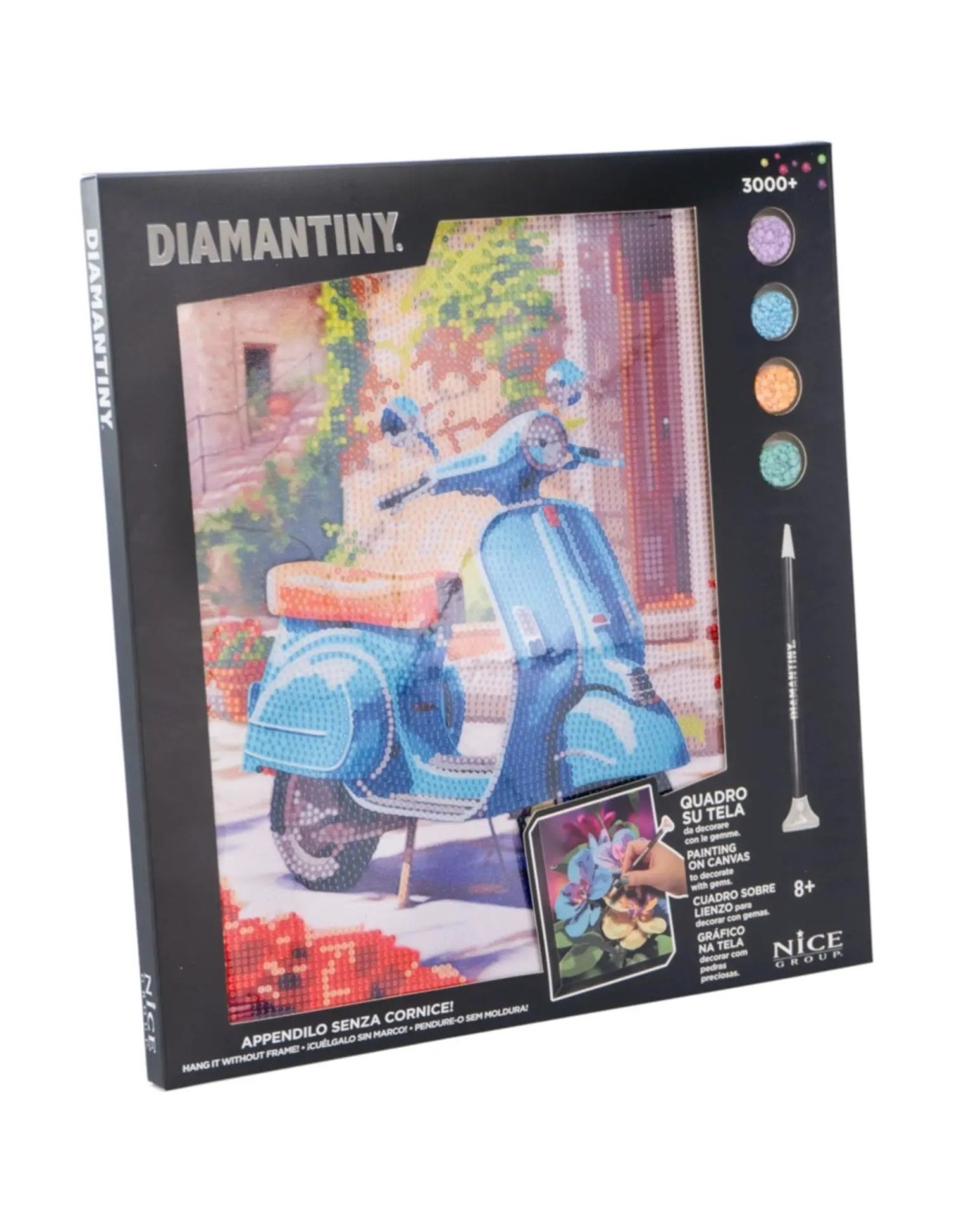 DIAMANTINY – Kit Crystal Art Quadri Assortiti A4