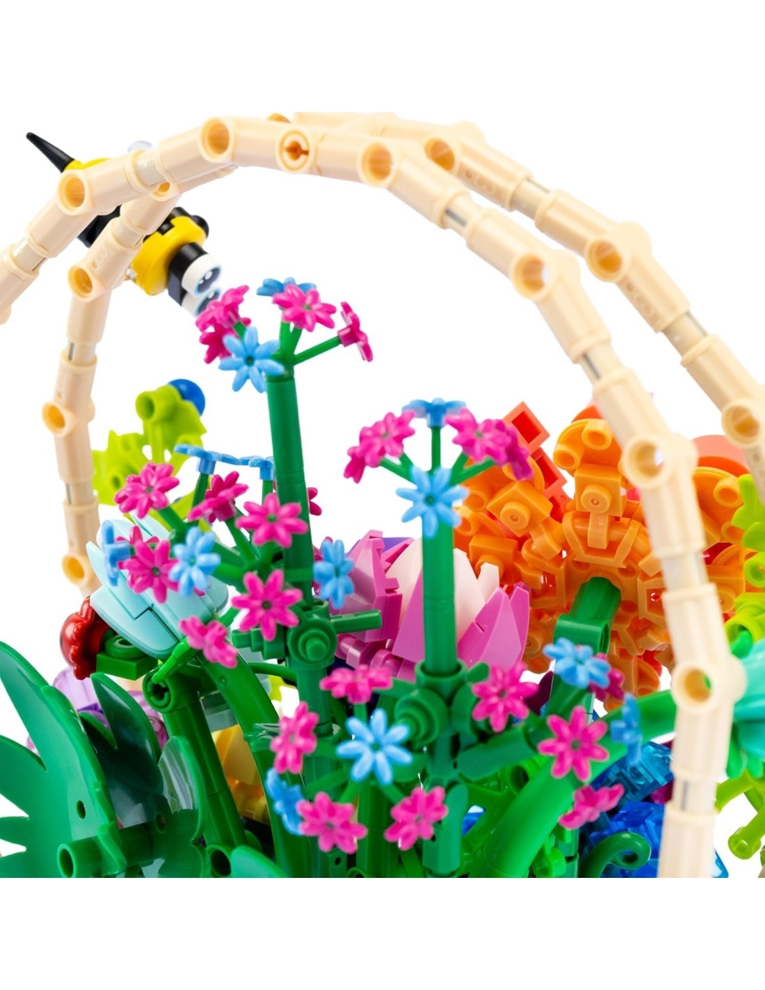 Nice Mattoncini – Bouquet di Primavera con Ape e Coccinella