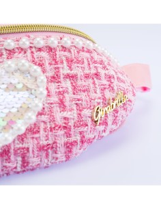 Girabrilla – Marsupio Tweed con Cuore in Paillettes Reversibili Assortiti 2