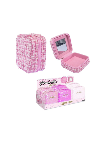 Girabrilla Mini Case – Mini Trousse Make Up Bambina con Specchio e Trucchi