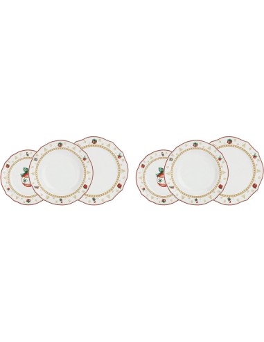 La Porcellana Bianca Set 2 Posti Tavola Christmas Edition – Porcellana