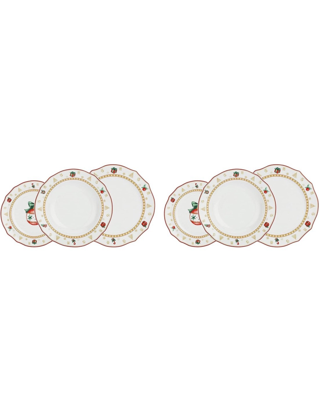 La Porcellana Bianca Set 2 Posti Tavola Christmas Edition – Porcellana