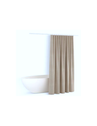 TENDA DOCCIA 211433 BEIGE 180X180 POLIESTERE