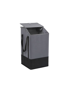 PORTABIANCHERIA 206932B GRIGIO 45LT POLIESTERE 30X32X57CM