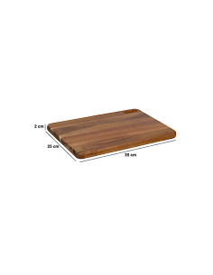 TAGLIERE 190051 ACACIA 35X25CM RETTANGOLARE